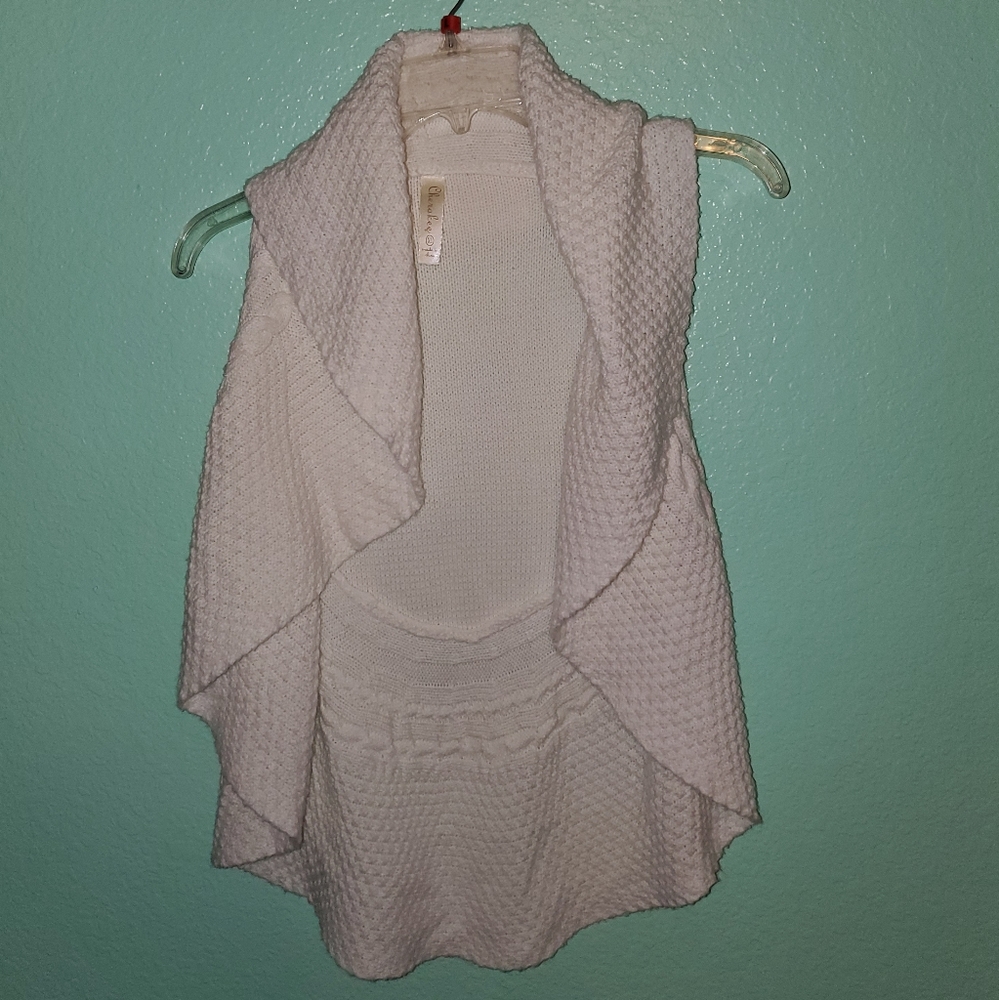 Cherokee White Cardigan